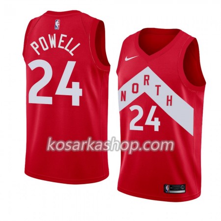 Dres Toronto Raptors Norman Powell 24 Nike 2018-19 Crvena Swingman